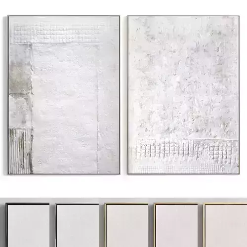 Plaster Two Photo Frame 363