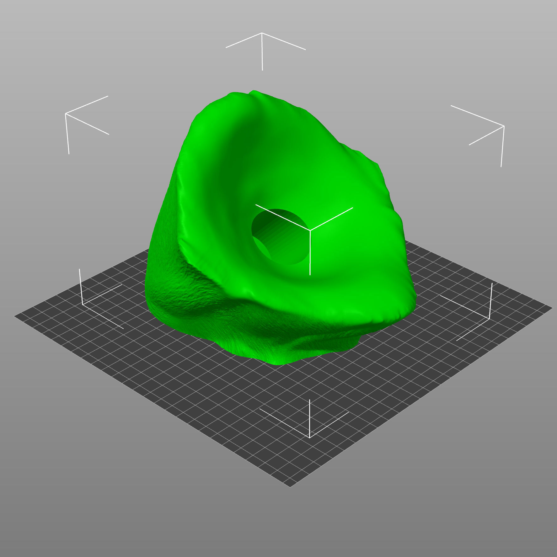 American Bulldog Head Portrait STL-3D Printing File High Polygon 3D print model_3