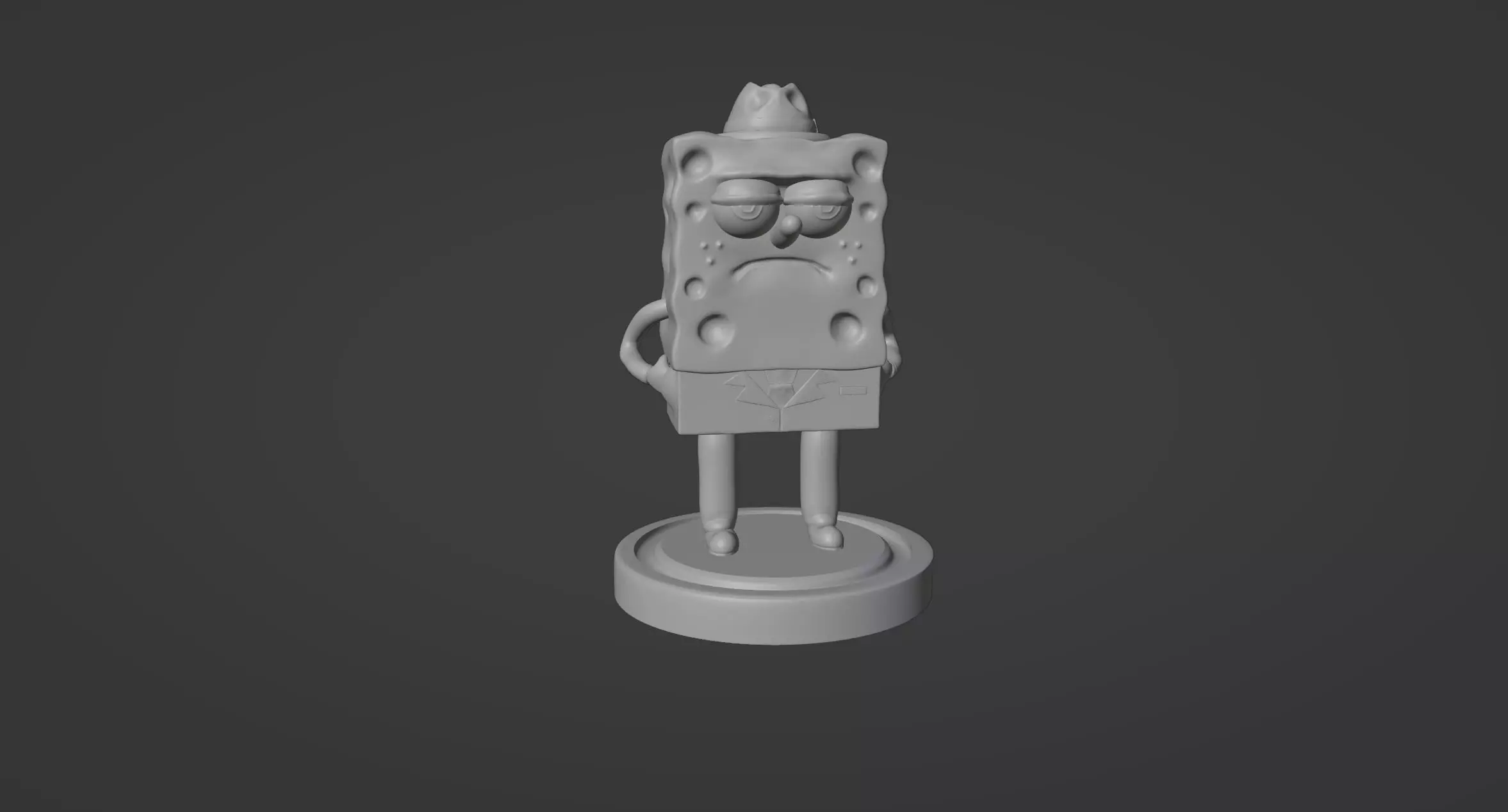 Spongebob Noir  3D print model_0