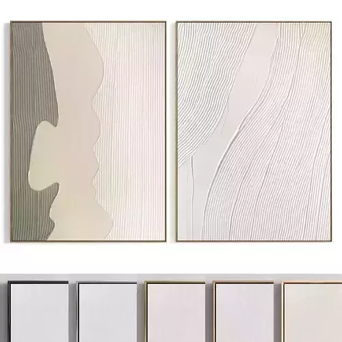 Plaster Two Photo Frame 364