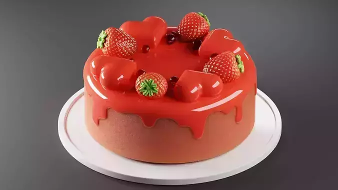 Strawberry cake