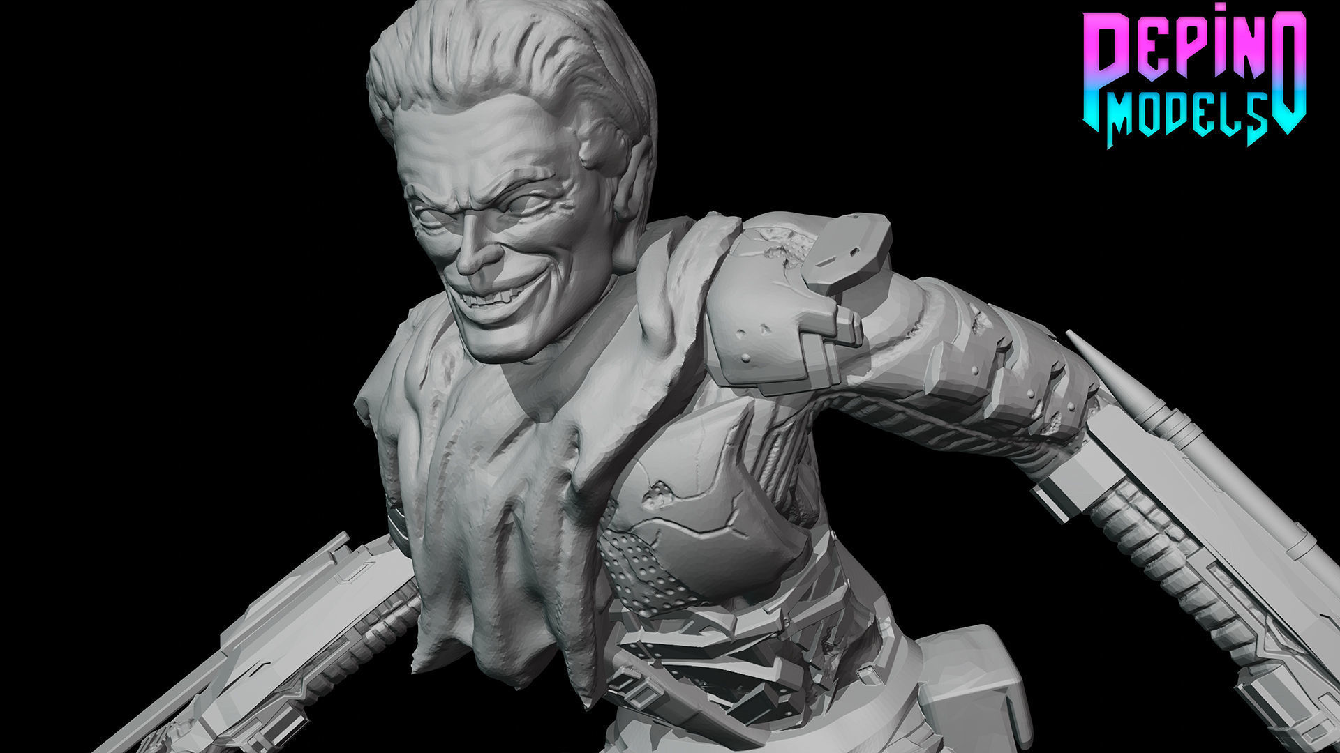 Green Goblin from Spiderman No Way Home - 62mm scale miniature 3D print model_4
