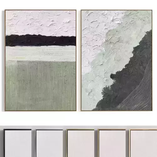 Plaster Two Photo Frame 365