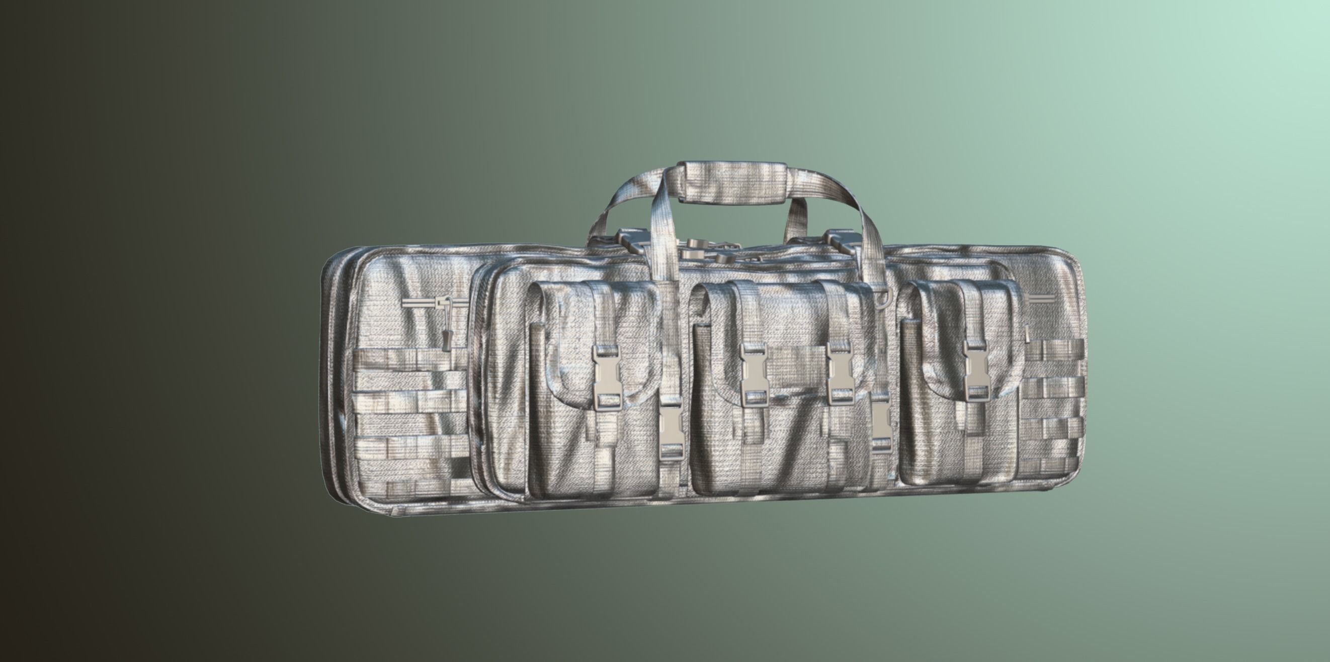 Military Rifle Case Free 3D model_4
