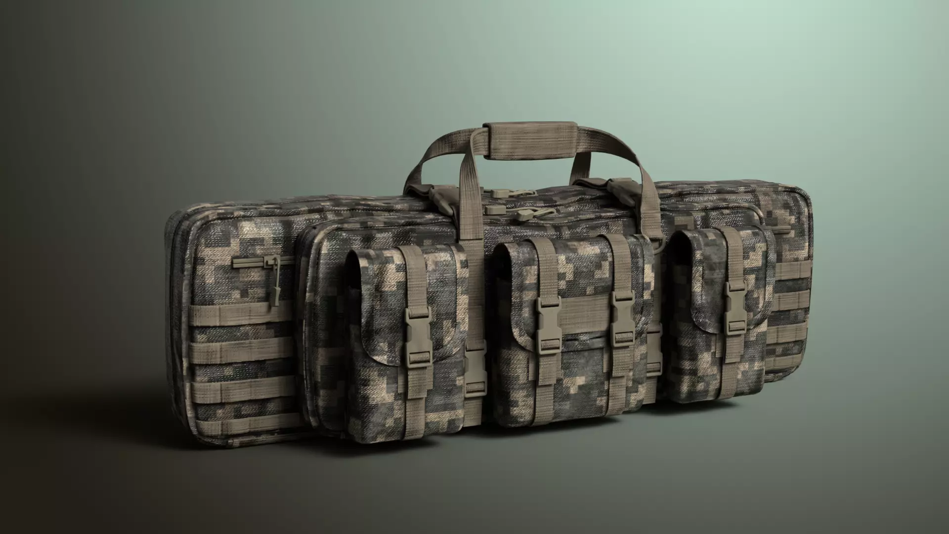 Military Rifle Case Free 3D model_0