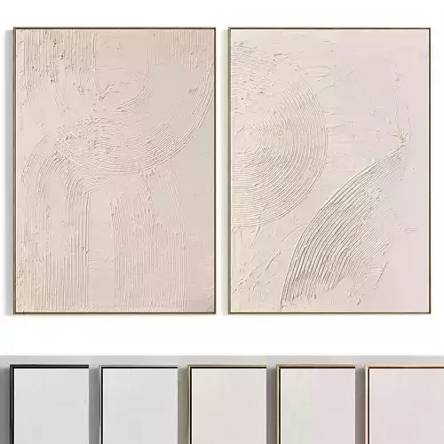 Plaster Two Photo Frame 366