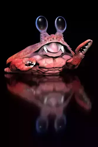 Crab-Crap-Dozer Fantasy Figure  STL-3D Printing Model 3D print model