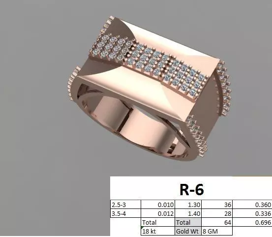 rings 3D print model_0