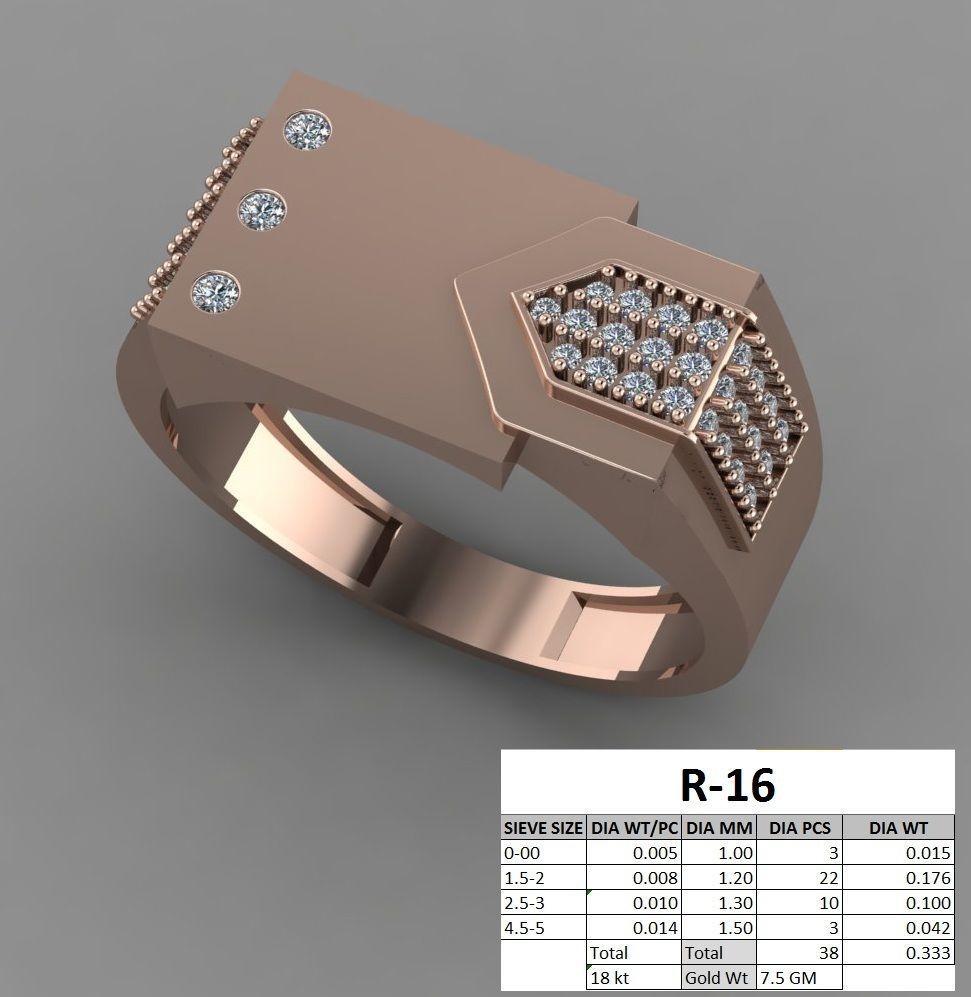 rings 3D print model_27