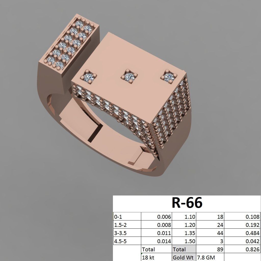 rings 3D print model_57