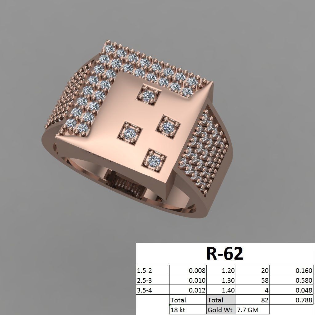 rings 3D print model_39