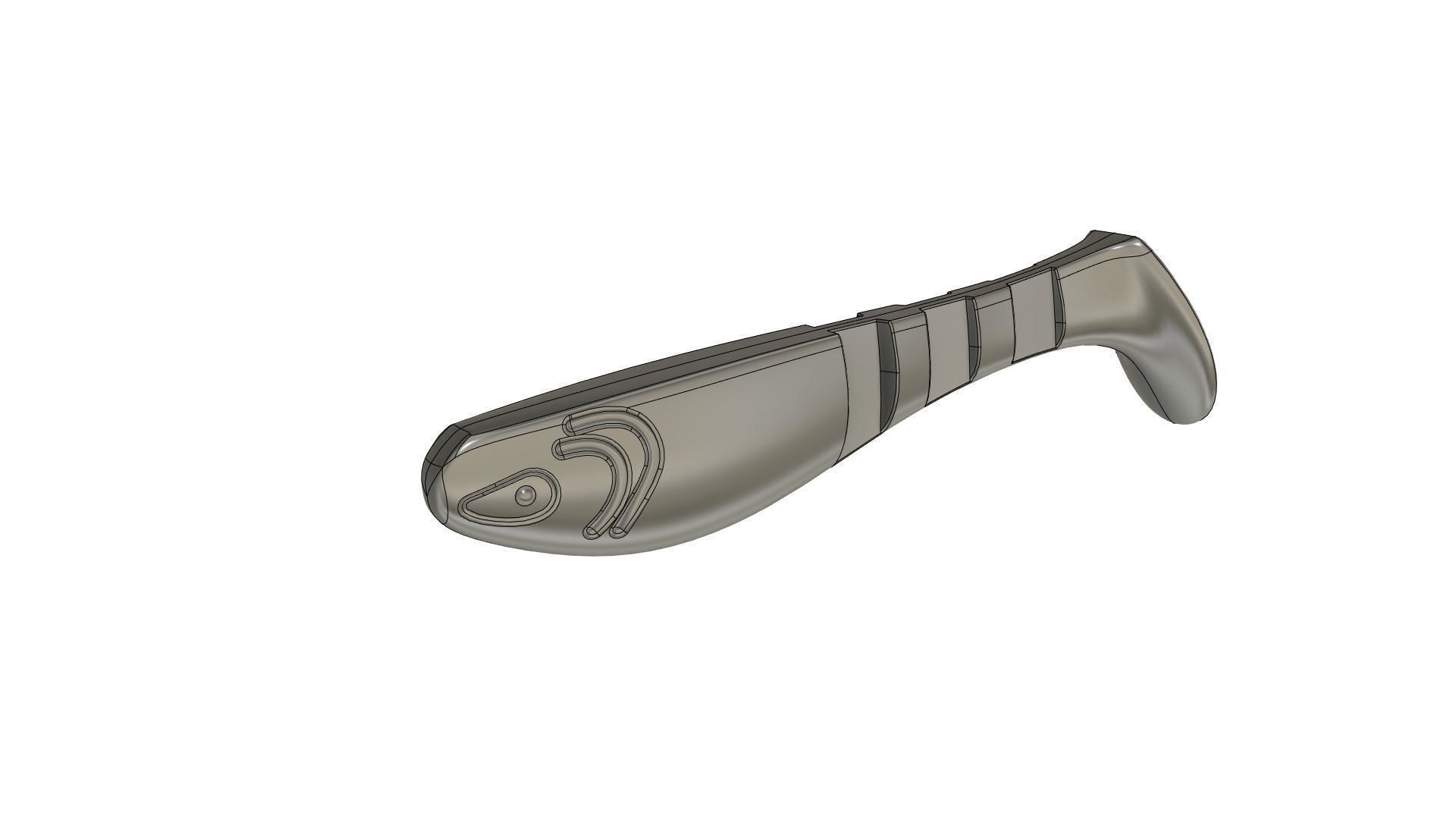 Softlure v10 3D print model_16