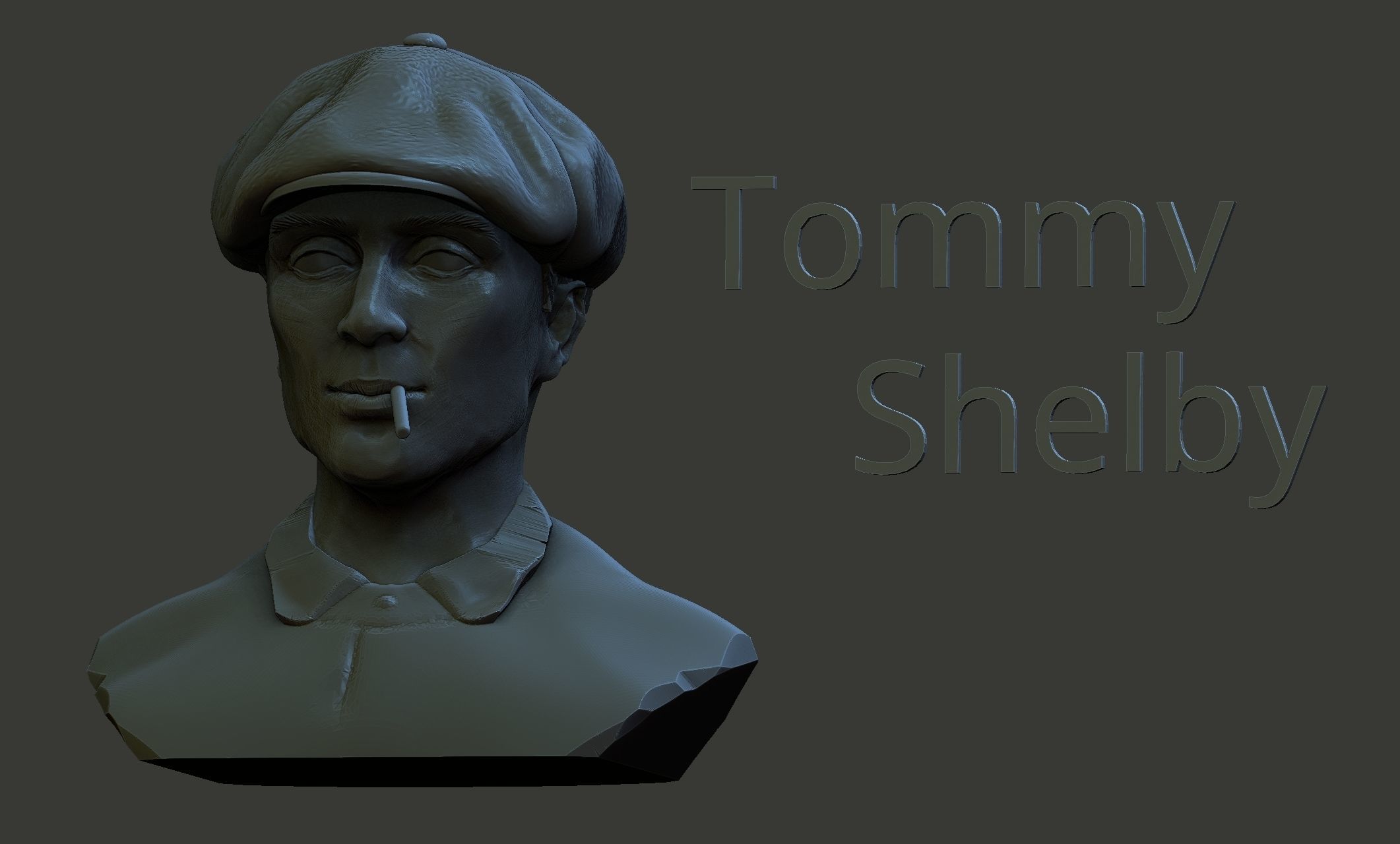 Tommy Shelby 3D print model_1