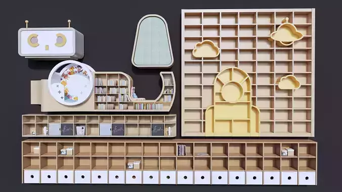 Kids Bookshelf Kids Furniture Kids Locker