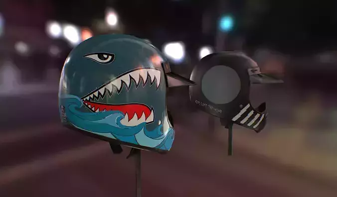 Bell motorcycle helmet