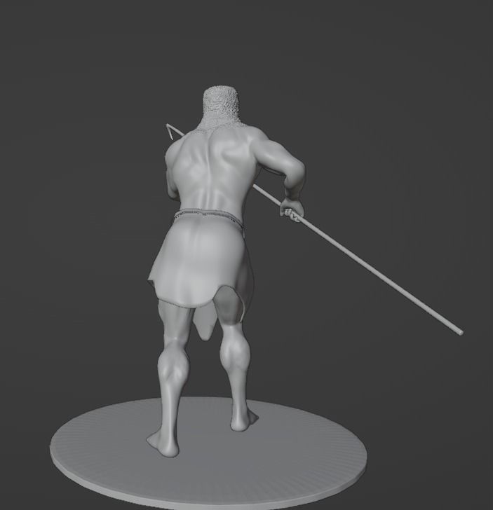 warior  gor 3D print model_1
