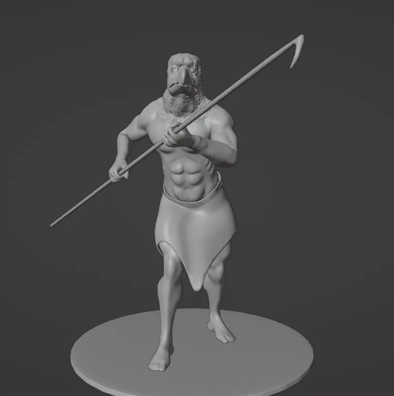 warior  gor 3D print model_0