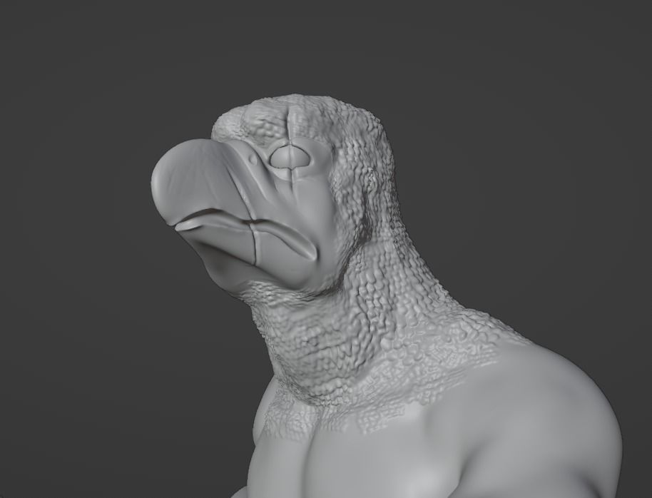 warior  gor 3D print model_2
