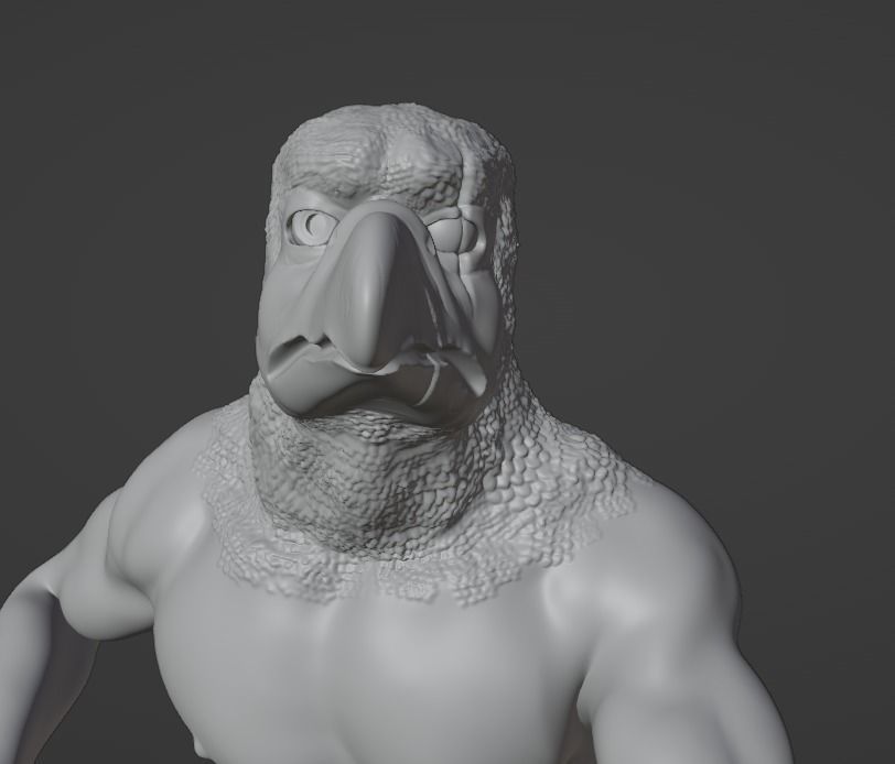 warior  gor 3D print model_3