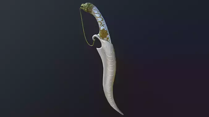 Dagger Low-poly 3D model