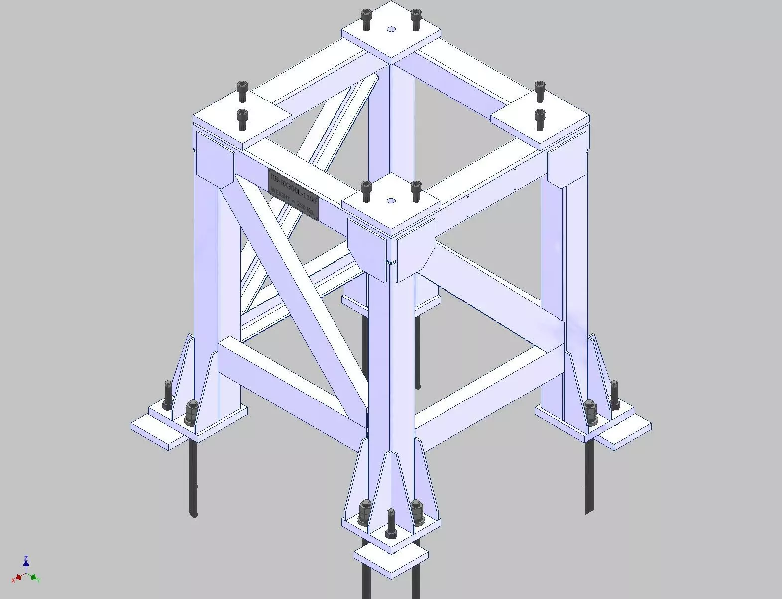 26380-ROBOT BASE BX300L-1100 3D model_0