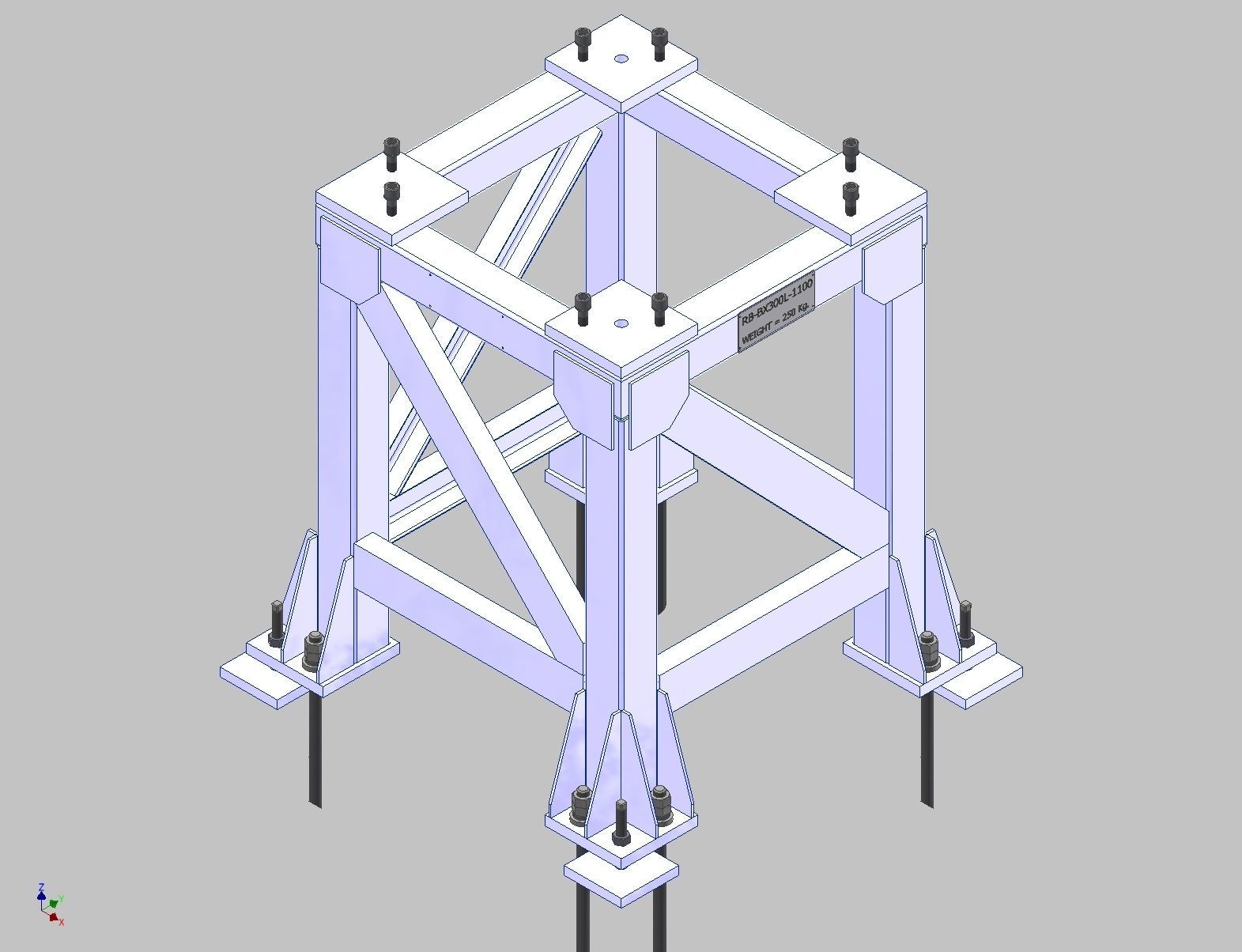26380-ROBOT BASE BX300L-1100 3D model_9
