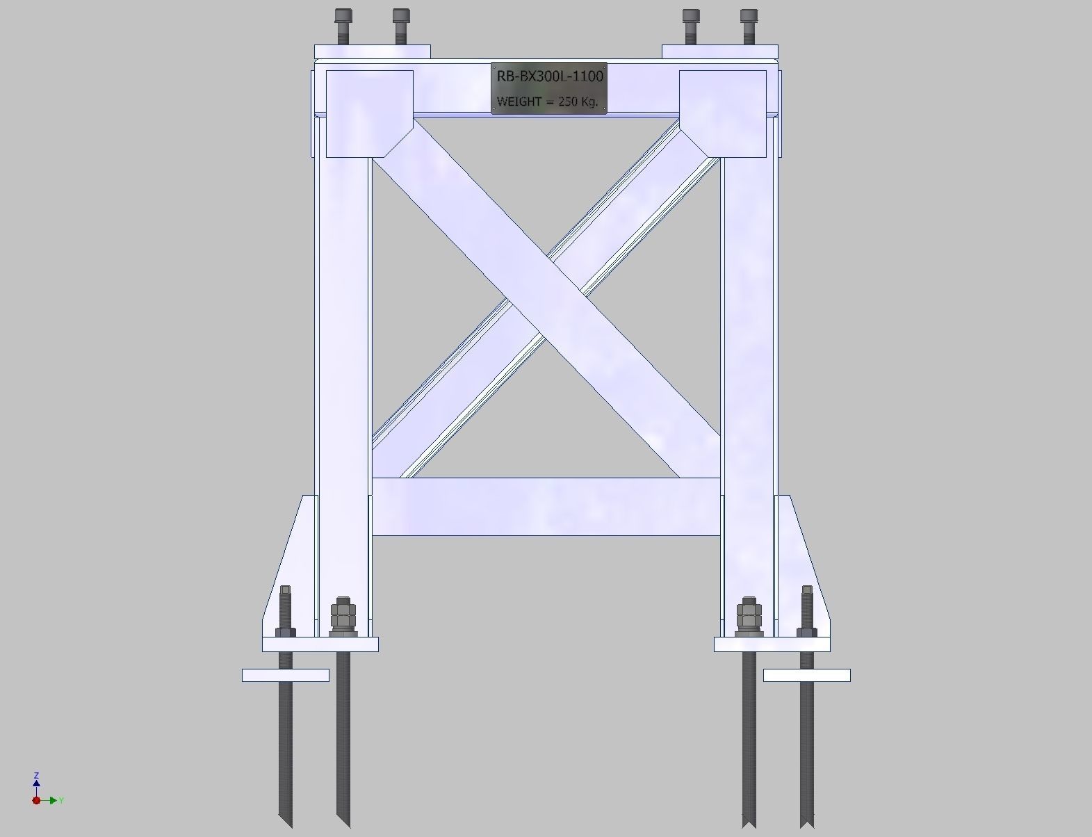 26380-ROBOT BASE BX300L-1100 3D model_1