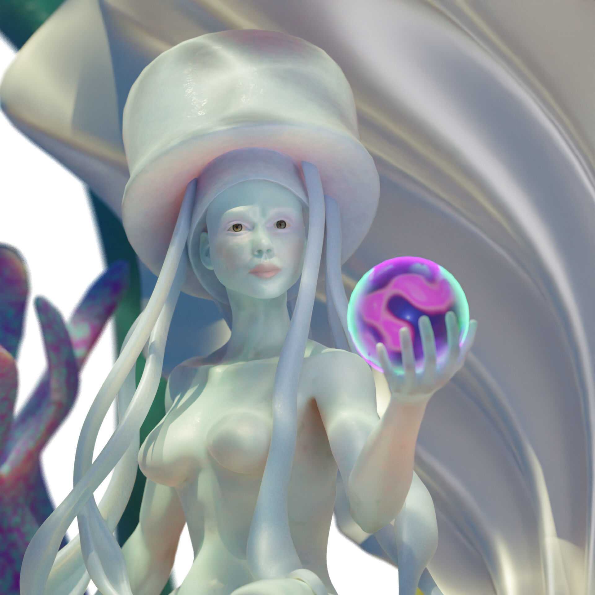 Mermaid 3D model_3
