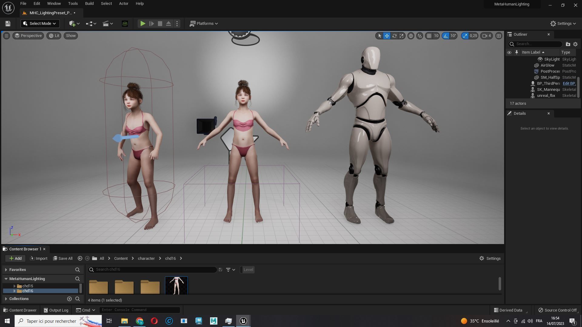 Sonya-Realistic Girl in swiming dress Sweet girl Low-poly 3D model_20