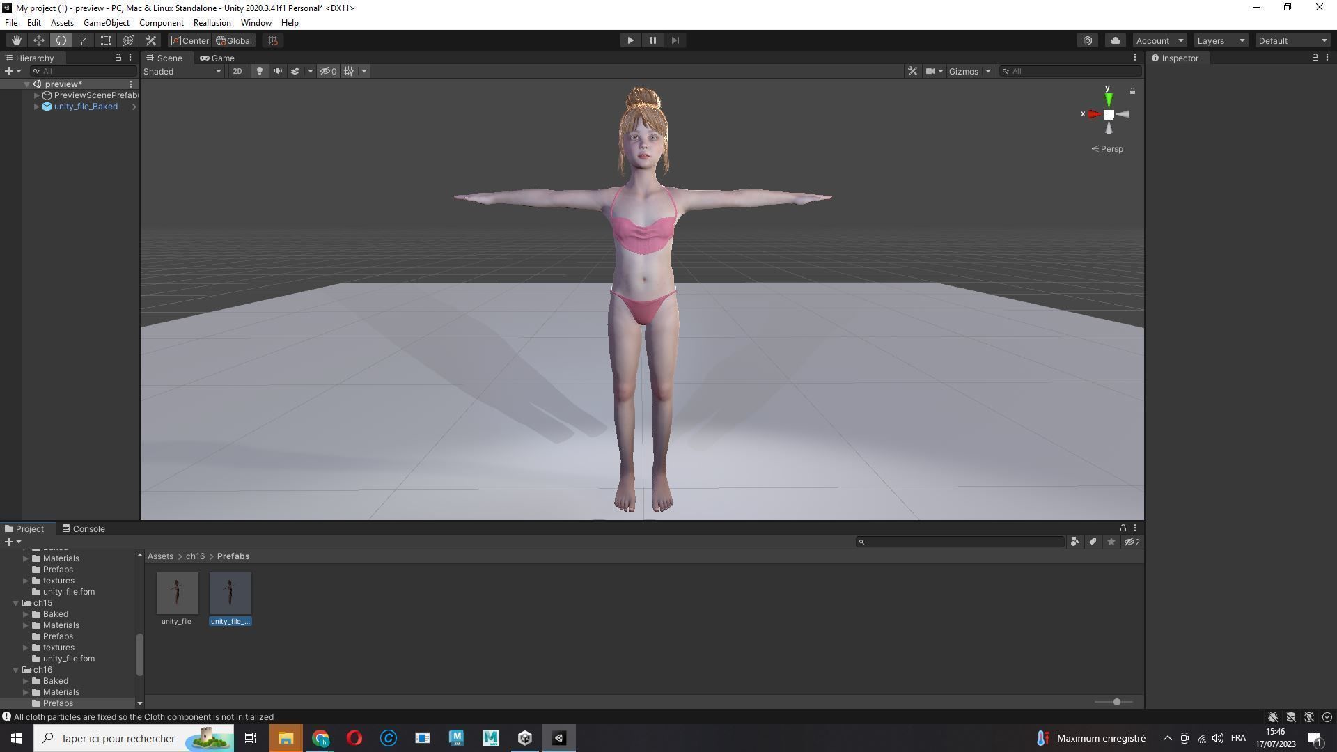 Sonya-Realistic Girl in swiming dress Sweet girl Low-poly 3D model_21