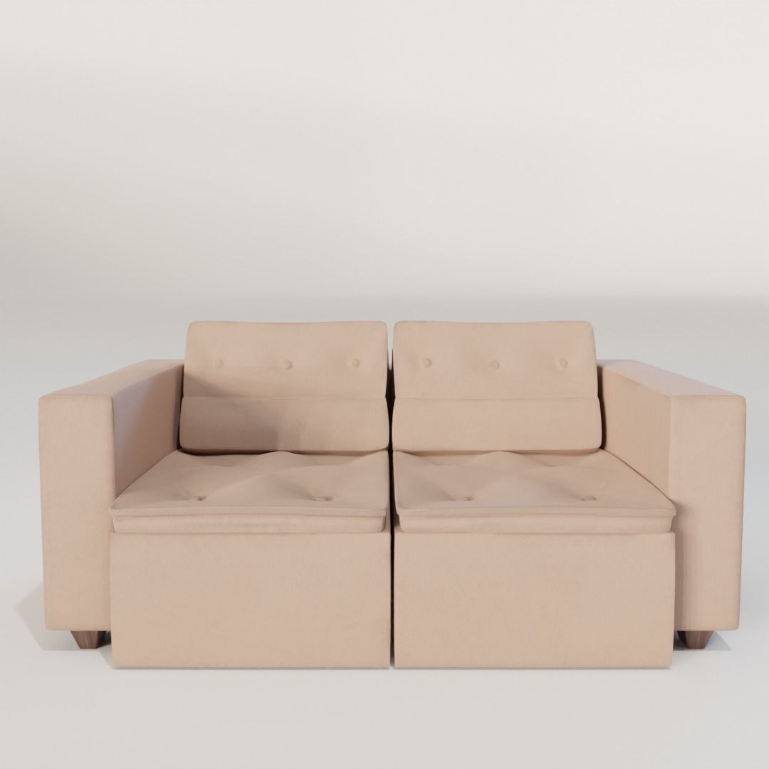 Sofa Prime Low-poly 3D model_2