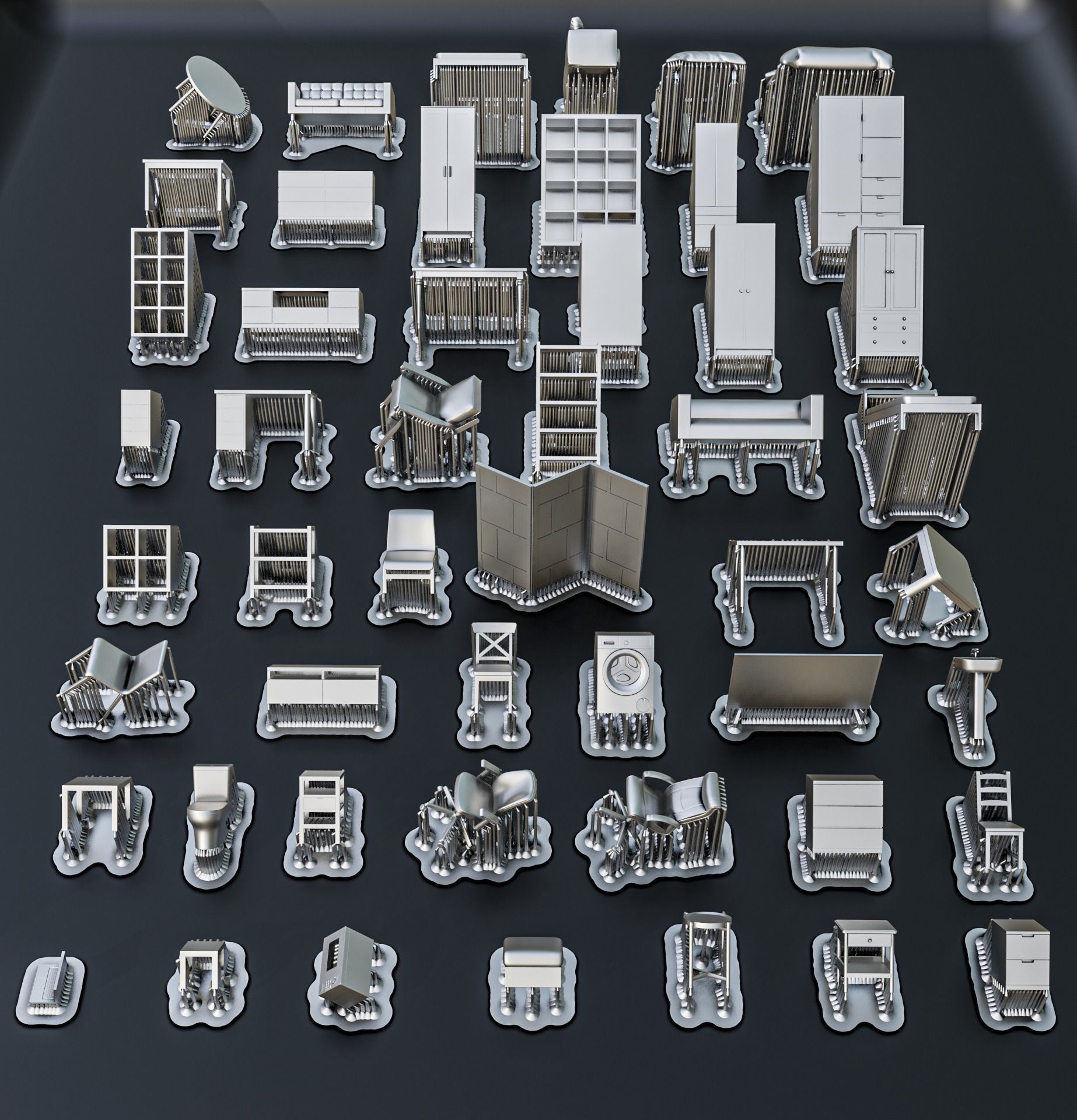 House Furniture Diorama Pack 3D print model_14