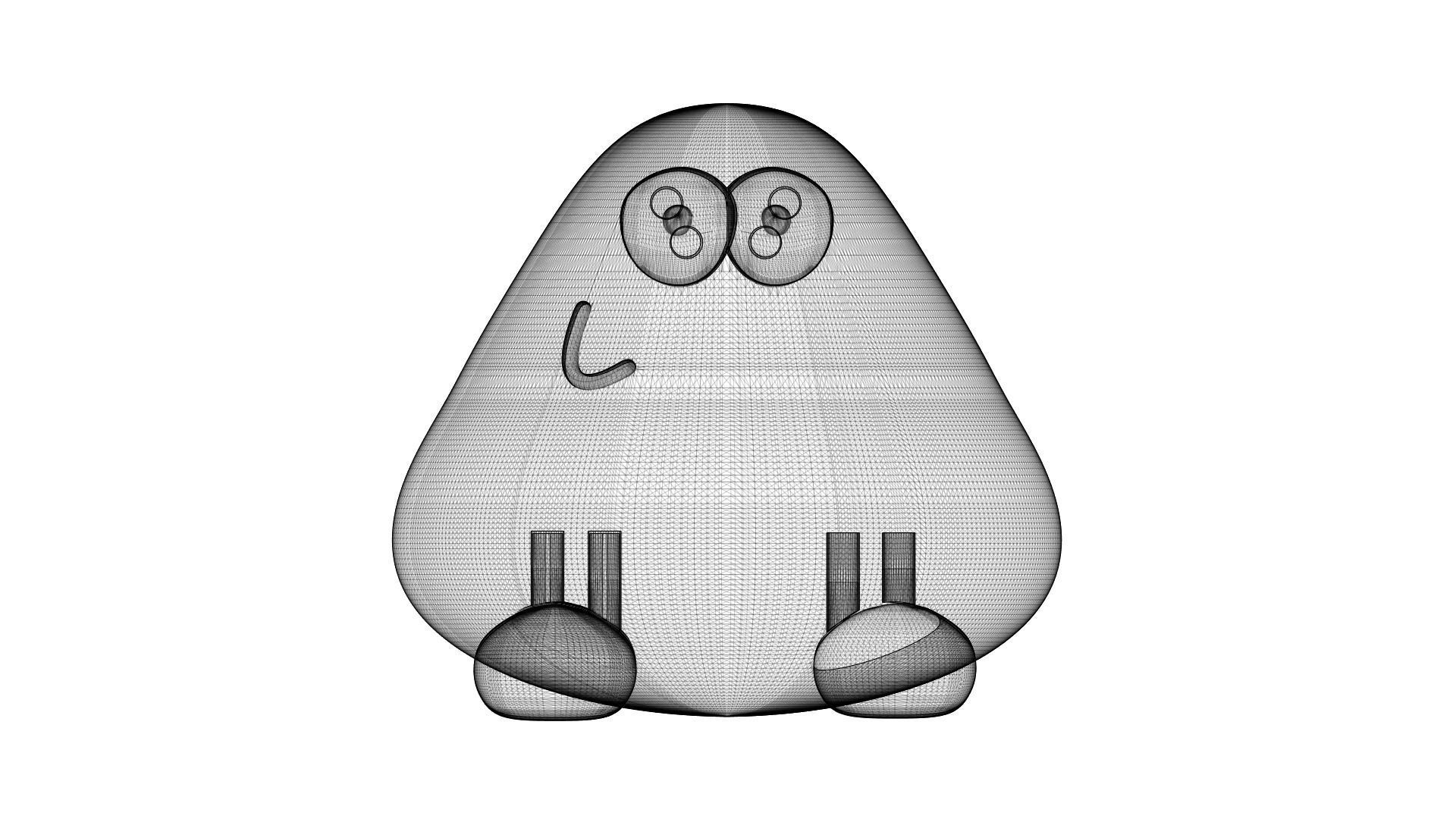 Pou Costumizable 3D print model_4