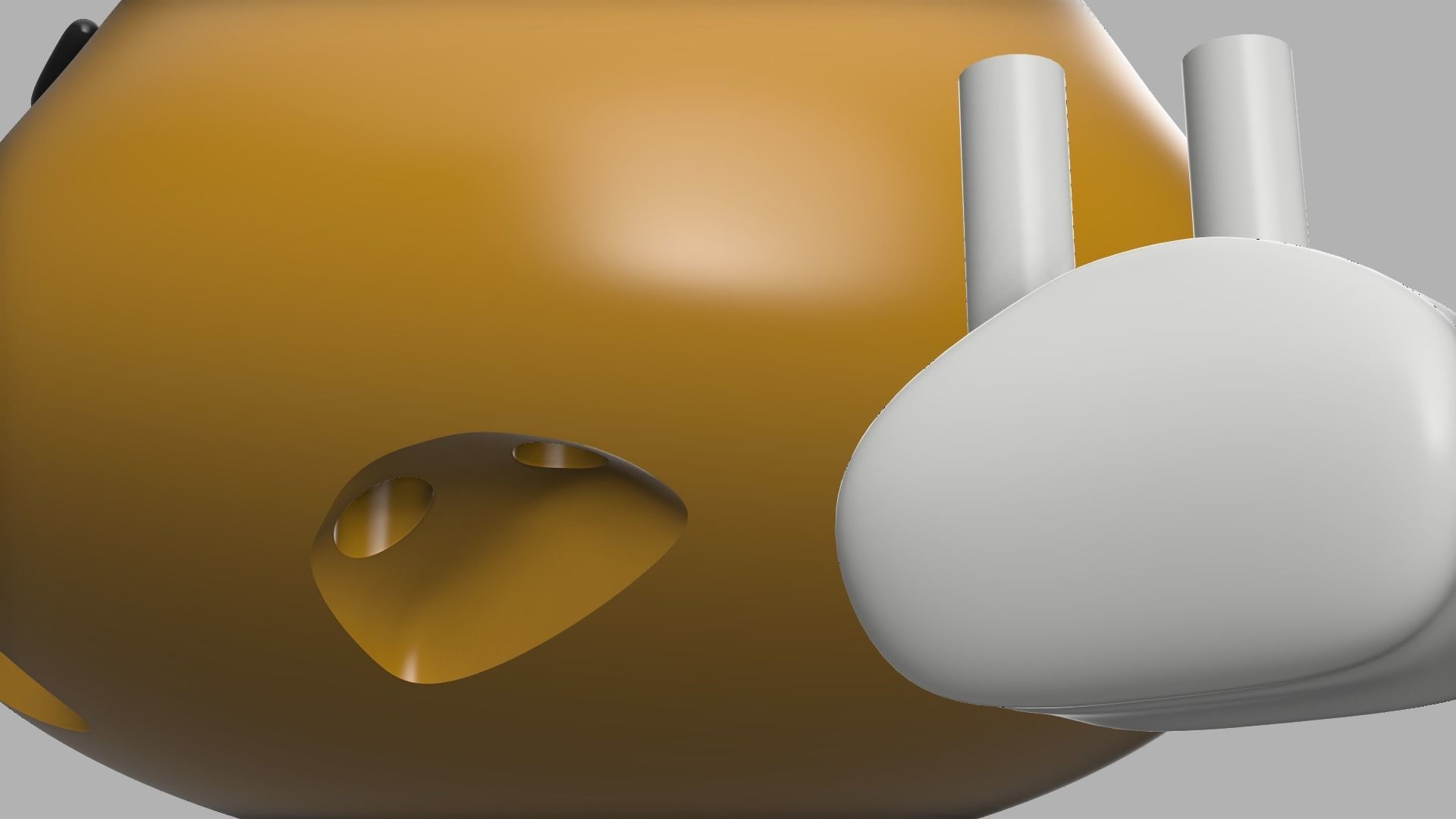 Pou Costumizable 3D print model_3