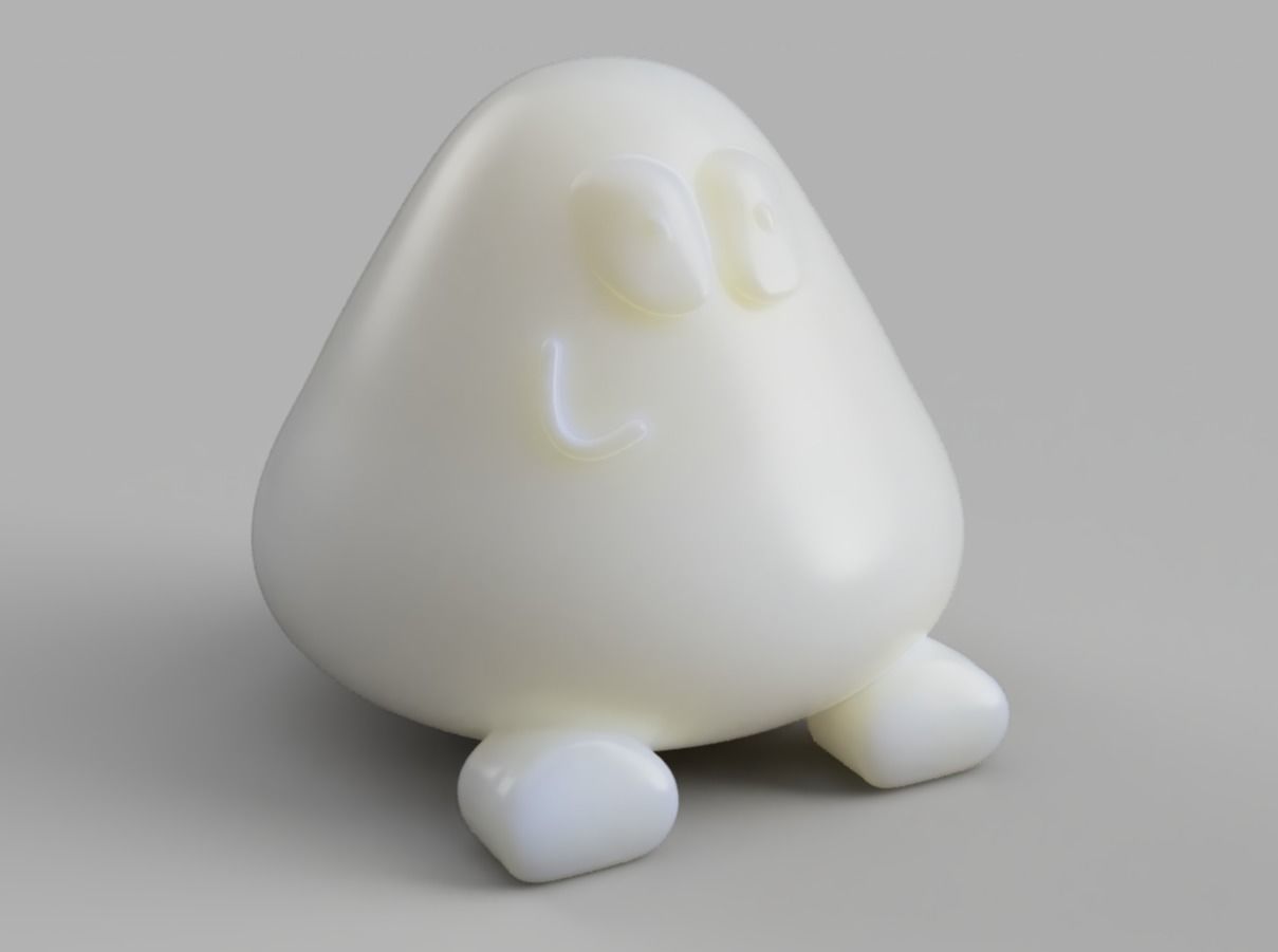 Pou Costumizable 3D print model_5