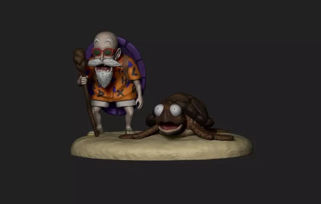 BULMA FLASHES MASTER ROSHI PART 2 3D print model_0