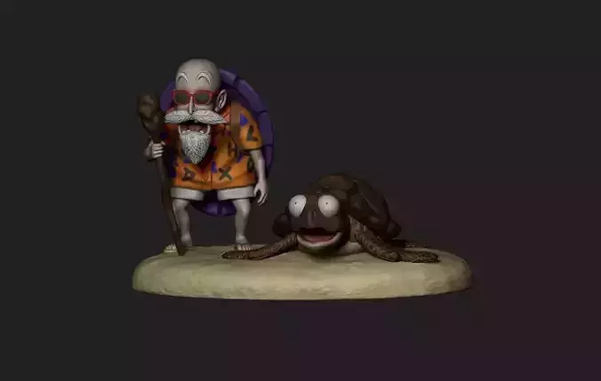 BULMA FLASHES MASTER ROSHI PART 2 3D print model