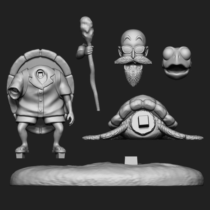 BULMA FLASHES MASTER ROSHI PART 2 3D print model_6