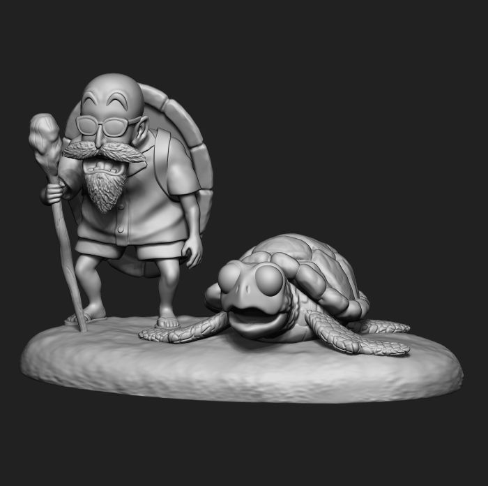 BULMA FLASHES MASTER ROSHI PART 2 3D print model_1