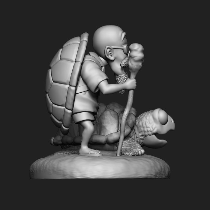 BULMA FLASHES MASTER ROSHI PART 2 3D print model_4