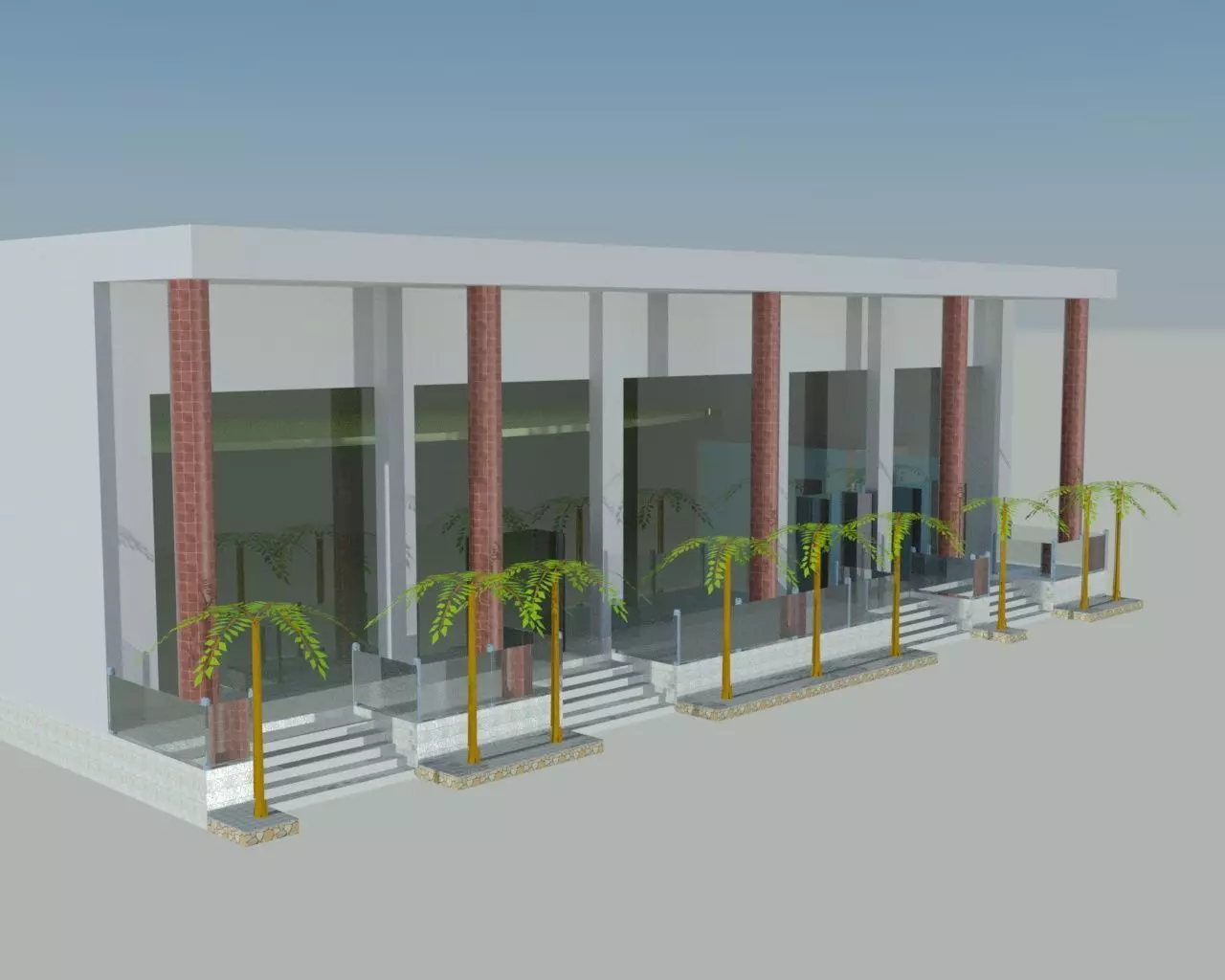 Reputed Vehicle Showroom Karachi 3D model_0