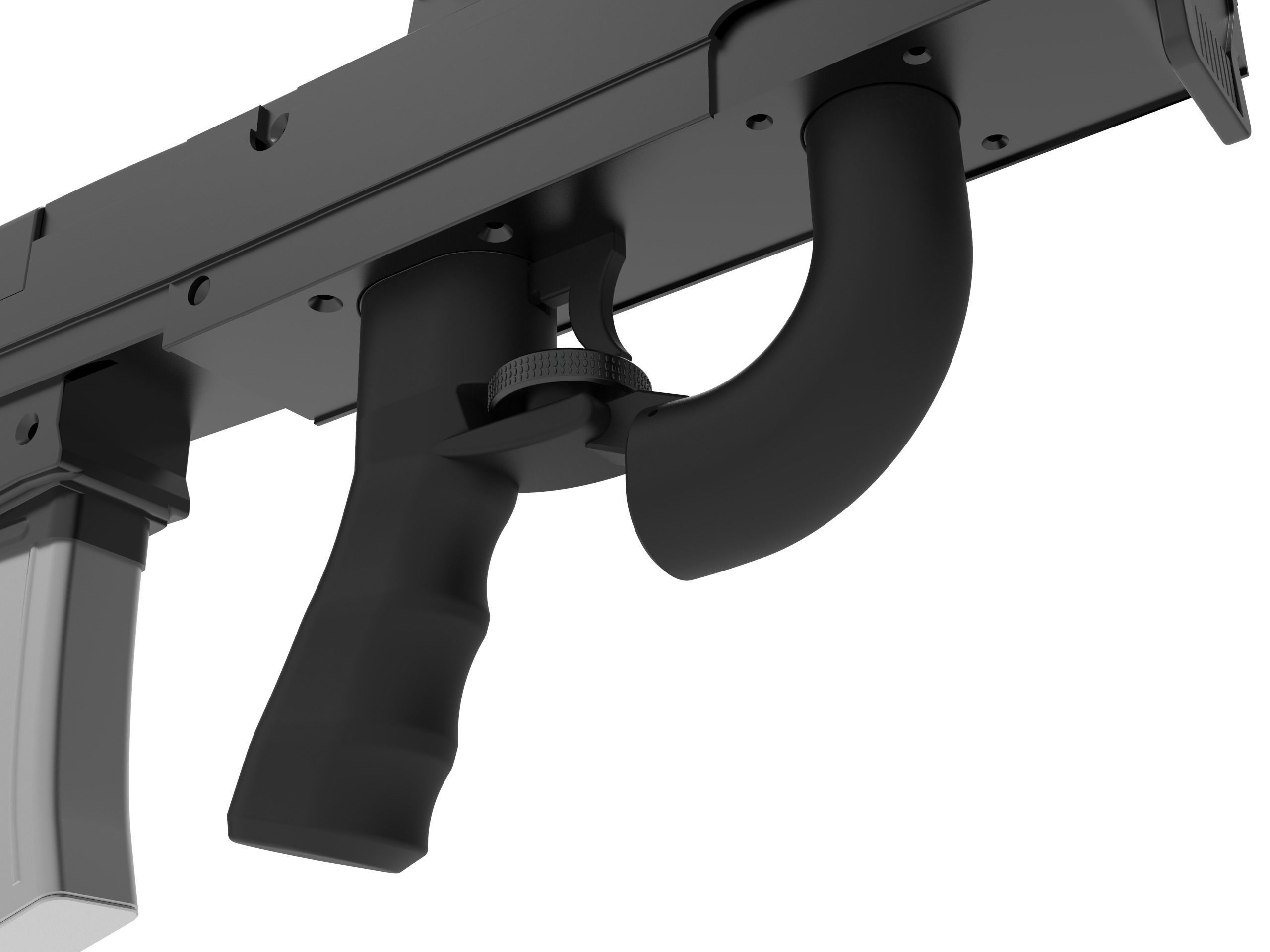 GHOST IN THE SHELL 1995 ANIME MAJOR KUSANAGI SMG 3D print model_9