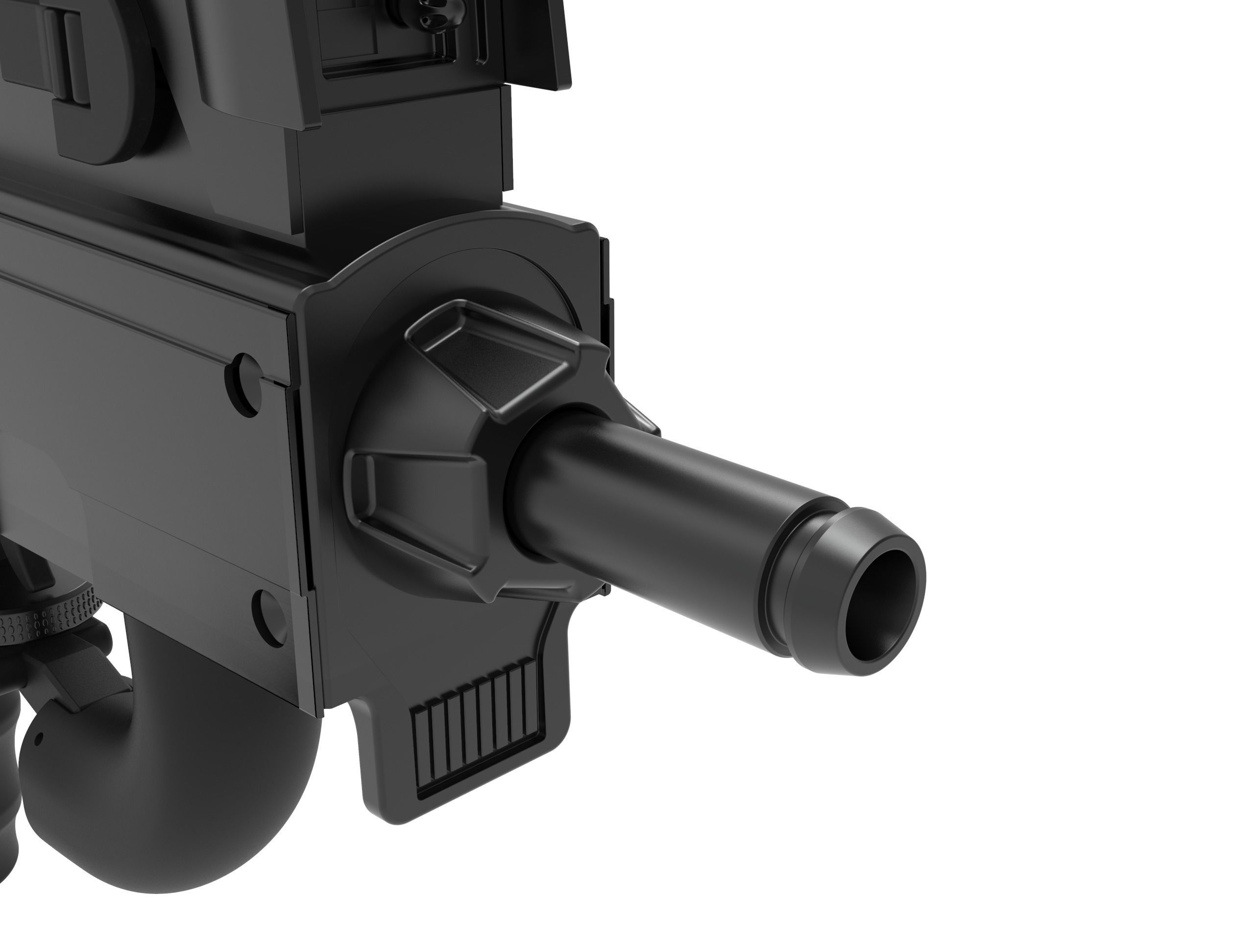 GHOST IN THE SHELL 1995 ANIME MAJOR KUSANAGI SMG 3D print model_8