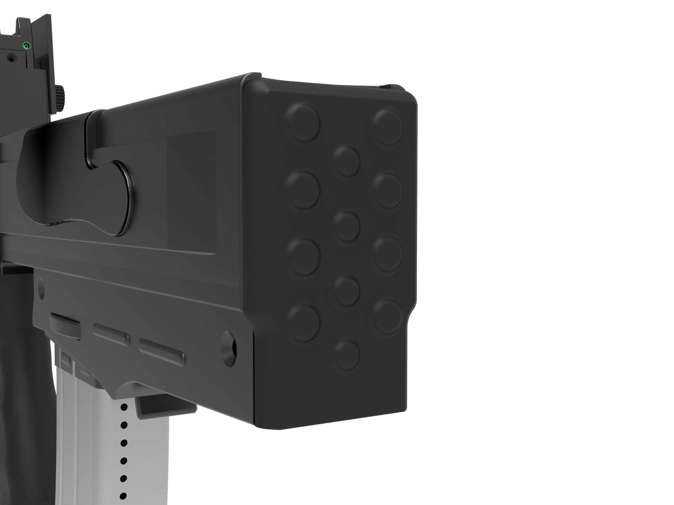 GHOST IN THE SHELL 1995 ANIME MAJOR KUSANAGI SMG 3D print model_15