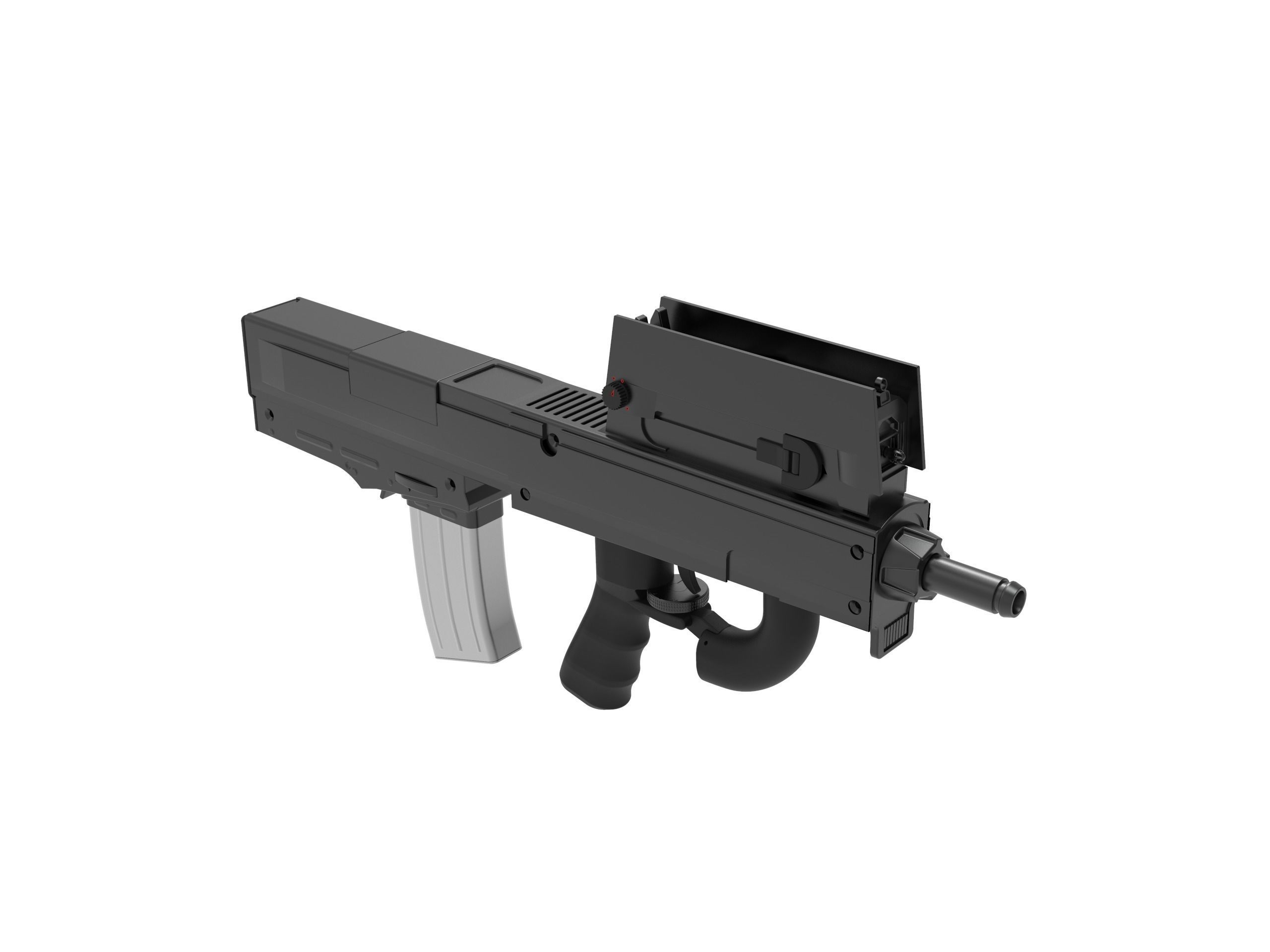 GHOST IN THE SHELL 1995 ANIME MAJOR KUSANAGI SMG 3D print model_1