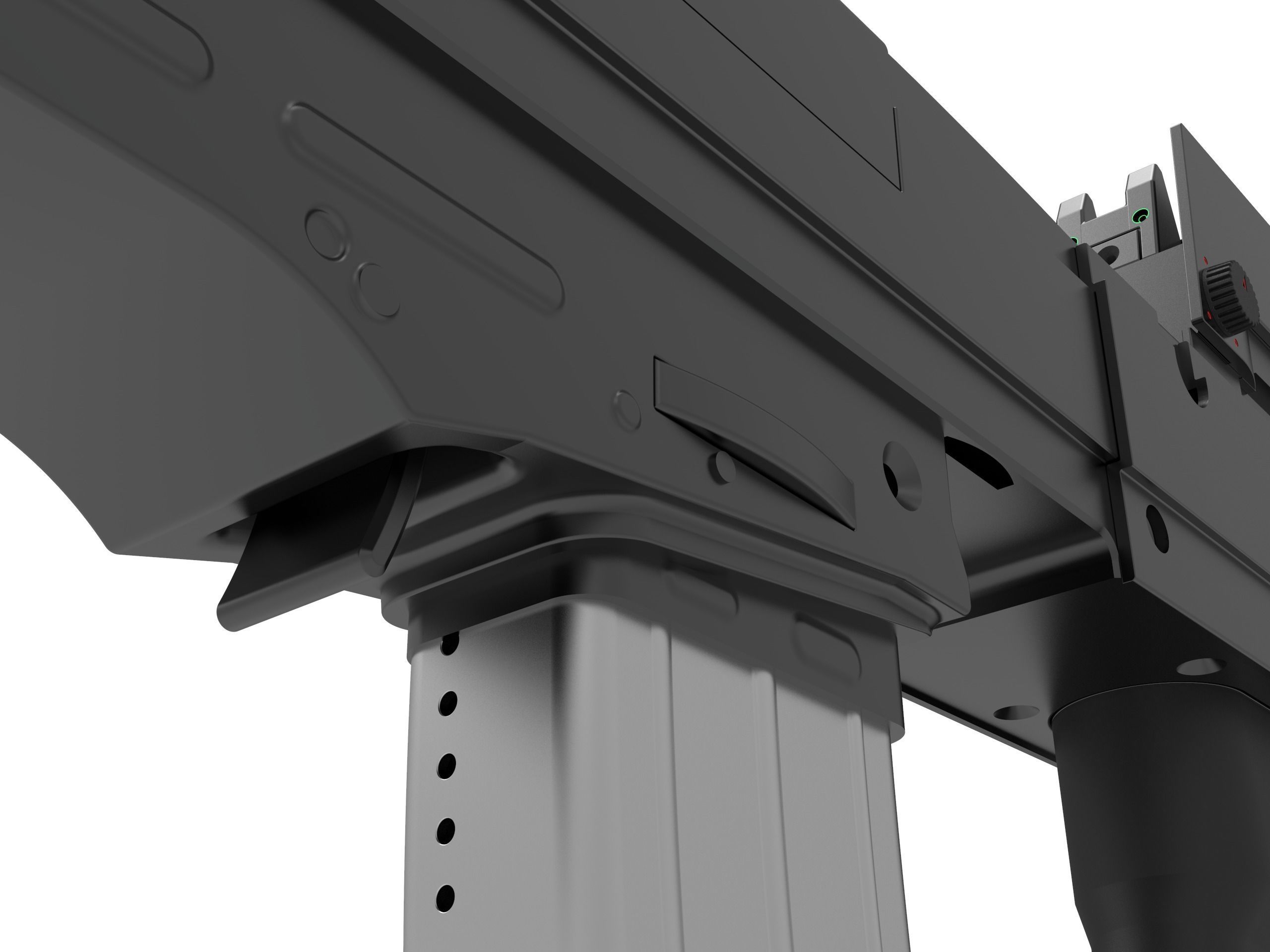 GHOST IN THE SHELL 1995 ANIME MAJOR KUSANAGI SMG 3D print model_17