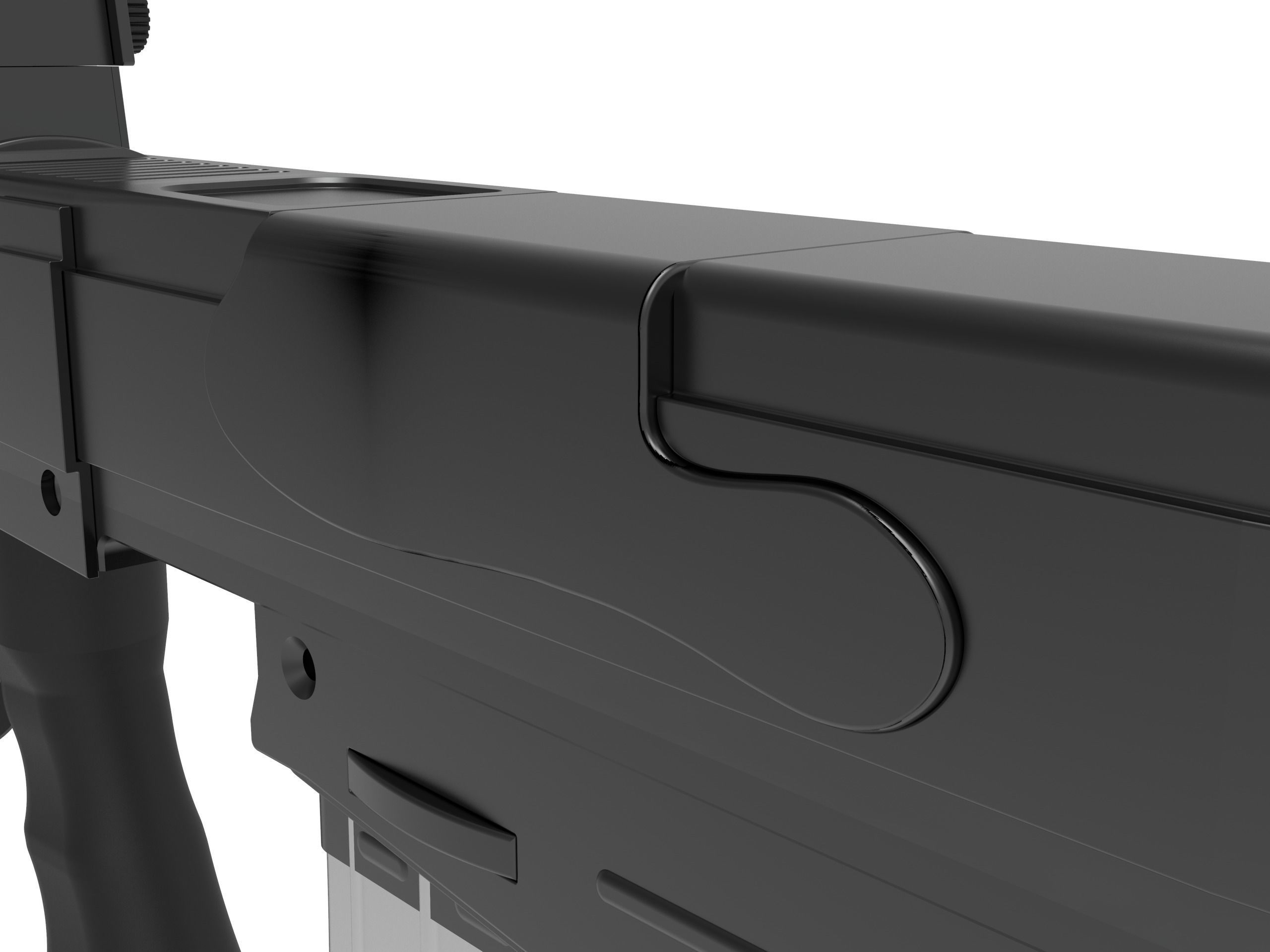 GHOST IN THE SHELL 1995 ANIME MAJOR KUSANAGI SMG 3D print model_14