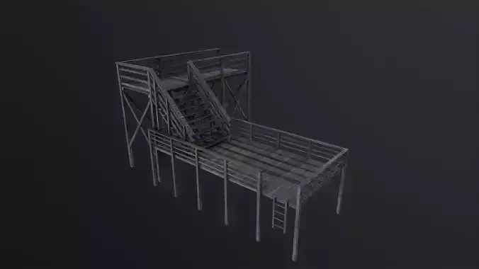 Dock 3D Model