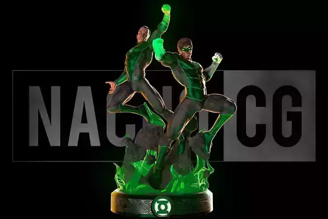Fan Art Green Lantern Corps - Diorama
