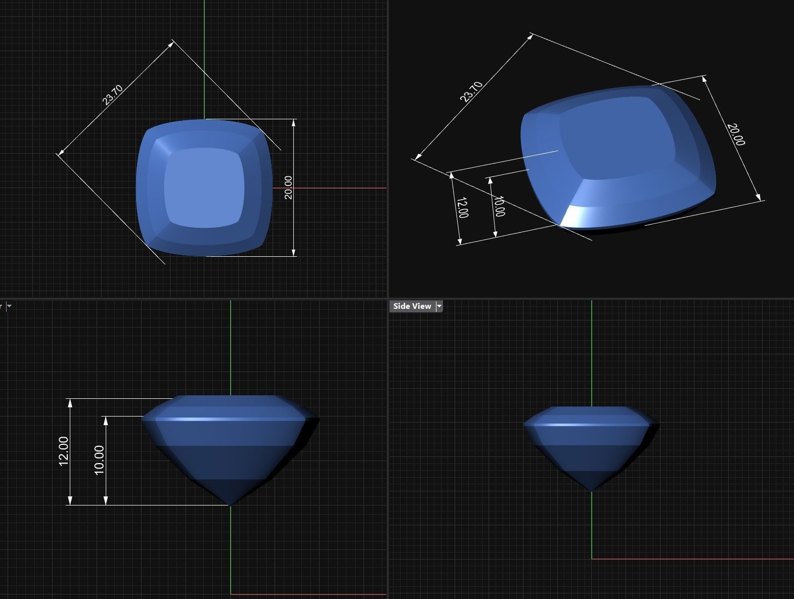 Chainmail Mesh Ring 3D print model_9